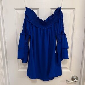 NWT PINK & Lime Boutique Cerulean Smocked Mini Dress